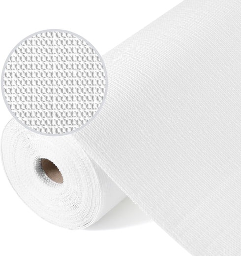 Drawer Liner, Shelf Liners for Kitchen Cabinet Waterproof & Oil-Proof Cupboard Liner Non-Slip Drawer Mat PVC Material Non Adhesive Kitchen Liner f...