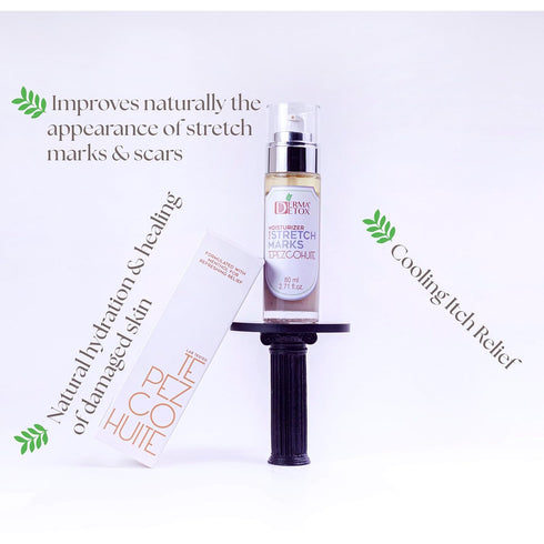 Aromatherapeutic Moisturizer for Anti-stretch marks, Cellulite, Pregnancy skincare with Menthol & Vitamin E for instant itchy relief...