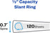 Avery Framed Presentation Non Locking Slant Ring View Binder, 1/2 inch Capacity, White (68052)...