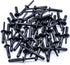 Rexka 50pcs Fender Flare Bumper Door Trim Plastic Rivet Retainer 1/4 Hole Compatible with Chrysler 6506007AA 07-20 Jeep Wrangler, Wrangler Unlimit...