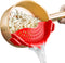 Clip On Strainer Silicone for all Pots and Pans, AUOON Pasta Strainer Clip on Food Strainer for Meat Vegetables Fruit Silicone Kitchen Colander...