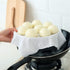 6 Pcs Steamer Mesh Non-Stick Cotton Square Dumplings Mat Reusable Steaming Pad Steamed Buns Baking Pastry Dim Sum Mesh for Steaming Basket, Pots...
