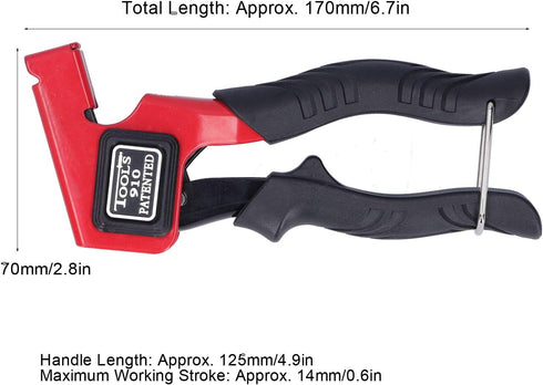 Wall Anchor Setting, Wall Anchor Fixing, Ergonomic Compact Size Lightweight for Industrial Industrial Tool Hand Tool Wall...