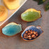 WAIT FLY Cute Fish Shaped Ceramics Seasoning Dishes/Tea Bag Holders/Ketchup Saucer/Appetizer Plates/Vinegar Spice Salad Soy Sushi Wasabi Seasoning...