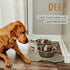 PEGGY11 Deep Stainless Steel Anti-Slip Dog Bowls - Single Pack, 3 Cups...