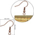 COIRIS 100 Pairs Antique Copper Color Earwires French Earring Hooks/Dangle Earring Findings Jewelry Making DIY (ER-1007-AC1)...