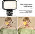 Vlogging Light PICTRON VL28 LED Light for iPhone Mini LED Camera Light Rechargeable 5600K 95+ Long-Lasting Fill Light for Gopro Hero 9 8 7 6 5 DJI...