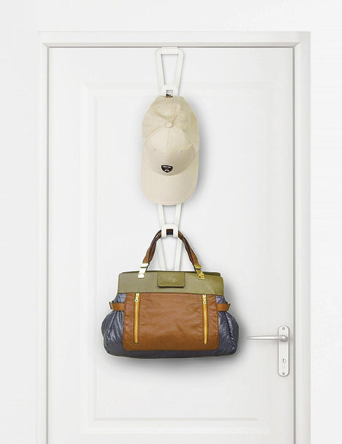 Ybmhome Hanging Closet Rod or Over the Door Organizer Rack Hooks, for Purses Handbags, Satchels, Backpacks, Scarves, Pashminas, Slings, Caps, Hats...