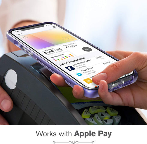 VENA vLove Glitter Clear Case Compatible with Apple iPhone 12 Pro Max (6.7"-inch), Heart Shape (CornerGuard Protection) Dual Layer Slim Hybrid Cle...