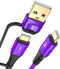 sweguard USB Type C Charger Cable 6.6ft iPhone 15 Charger 2-in-1 USB C to USB C Cable Nylon Braid for iPhone 15 pro max MacBook iPad Pro/Air Samsu...