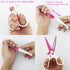Decorative Paper Edge Scissors Set, 5 pairs Zig Zag Edges with Portable Organizing Container, great for DIY Paper Wavy Edge Cutting, Crafts, Scrap...