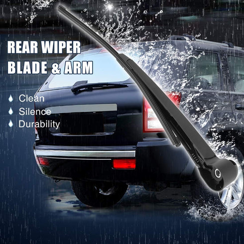 X AUTOHAUX Car 345mm 13'' Rear Windshield Wiper Blade Arm Set for Seat Ibiza ST 2010-2020...