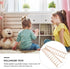 Veemoon 2pcs House Railing Furniture Props Decoration Fence Wooden Armrest Mini Decors/Doll Miniature for Role- Play Model: Handrails Small Dollho...