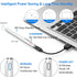 NTHJOYS 2 in 1 Rechargeable Digital Pen Fine Point Stylus for iPhone/iPad Pro/Mini/Air/Samsung and Other Touch Screens...