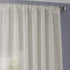 HPD Half Price Drapes Linen Sheer Curtains 84 Inches Long Linen Curtain for Bedroom & Living Room (1 Panel), 50W x 84L, Gardenia...