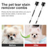 2 Pcs Dog Tear Comb Tear Stain Remover Comb Double-Head Dog Eye Brush Dog Eye Cleaning Comb Dog Eye Comb Brush Pets Grooming Comb Double-Sided for...