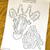 Graceful Giraffe Quilt Pattern by Patterns on the Prairie, Fusible Raw Edge Applique, Finished Size 48 x 48"...
