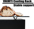Baking Cooling Rack 2 Sets, Cookie Cooling Racks for Cooking, Baking, Roasting, Grilling, Drying, Oven Safe Wire Rack, 11" * 10" Small Squares Gri...