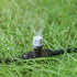 1/4 Inch Drip Irrigation Misting Nozzles Fittings, 30 Pieces Three-Way Atomizing Nozzle with Anti-leak Locked Barbed Irrigation Connector for 1/4 ...
