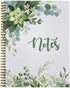Softcover Abundant Greenery 8.5" x 11" Spiral Notebook/Journal, 120 College Ruled Pages, Durable Gloss Laminated Cover, Gold Wire-o Spiral. Made i...