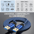 USB to USB Cable 3FT,Durable Braidedfor USB 3.0 Male to Male Type A to Type A Cable Data Transfer Compatible with Hard Drive, Laptop, DVD Player, ...