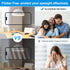 PARTPHONER A19 LED Light Bulbs, 60W Equivalent Efficient 9W LED Bulb, 3 Color Light Modes Light Bulbs, 900 Lumens, CRI 85+, 25000+ Hours Lifespan,...