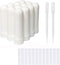 12 Sets Essential Oil Aromatherapy Tubes Inhaler Sticks Blank Nasal Inhalers(12 Complete Sticks) + 2 Polyethylene Pipette Droppers...