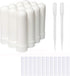 12 Sets Essential Oil Aromatherapy Tubes Inhaler Sticks Blank Nasal Inhalers(12 Complete Sticks) + 2 Polyethylene Pipette Droppers...