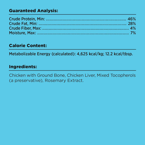 BIXBI Liberty Freeze Dried Dog Food Topper + Dog Treat, Chicken Recipe, 4.5 oz - 98% Meat and Organs - Pantry-Friendly Raw Treat or Food Topper - ...