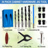 34 Pcs Pocket Hole Jig, Woodwork Guides Joint Angle Tool 15 Degree Holes Puncher Locator Dowel Jig Kit, Hole Positioning Fixture with Screws Sprin...
