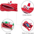 ZIPIT Christmas Monster Pencil Case for Kids | Christmas Themed Holiday Gift for Kids | Pencil Bag for Boys & Girls (Red)...