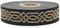 10.9 Yards Spool 0.79 inches Wide Gold Black Celtic Claddagh Celtic Ribbon Embroidered Woven Ribbon Jacquard Ribbon 20272...