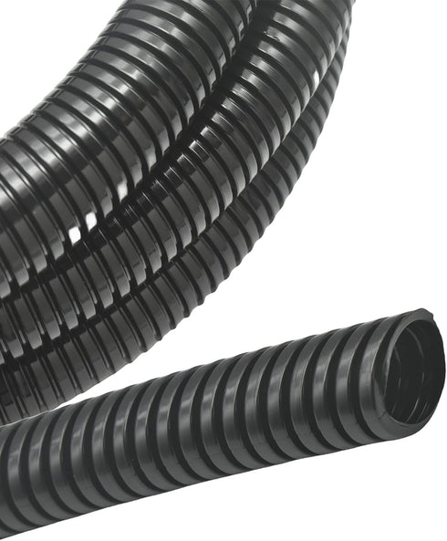 1in-10ft Split Wire Conduit Looms Tube Management Organizer Flexible Cover – Black......