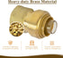 JUWO 1/2" x 1/2" NPT Female Adapter for PEX, Copper, CPVC Pipe, Push to Connect Brass Plumbing Fitting with Upgraded Stiffener (6 Pack)...