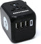 Universal Travel Adapter Wall Charger - More than 150 Countries - 4 USB Ports...