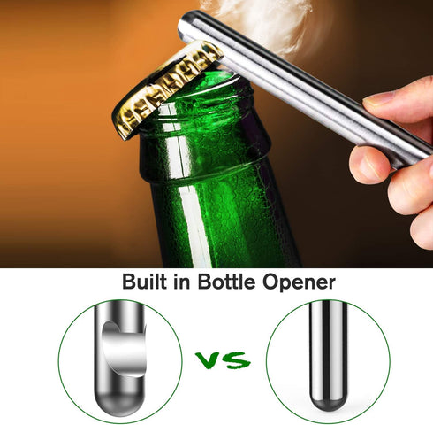 Gifts for Men Beer Chiller Sticks for Bottles Cool Unique Gift for any Beer Lover Stainless Steel Beverage Cooler,Christmas,Thanksgiving,Fathers' ...