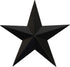 Rustic Black 18" Dimensional Barn Star...