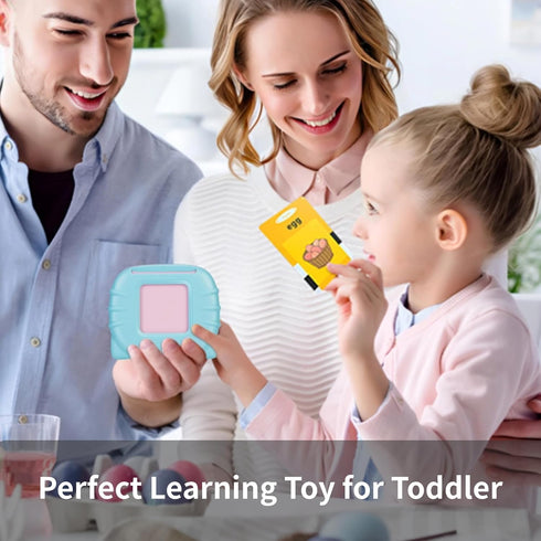 Spanish Learning Flash Cards for Toddlers 2-4 Years Bilingual Spanish English, Speech Therapy Toys, Preschool Educational Learning Talking Sight W...