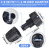 6PCS 1/2 Inch Drip Irrigation Tubing Faucet Adapter 3/4 Inch Female Pipe Thread to 1/2 Inch Drip Irrigation Tubing Adapter 3/4 Inch Faucet Connect...