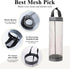 Plastic Bag Holder, Mesh Grocery Bag Holder Hanging Storage Bag Dispenser (Grey 2 Packs)...