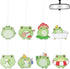 ANGOLIO 8Pcs Frog Cute Car Air Freshener Hanging Car Rearview Mirror Pendant Scent Car Ornaments Kawaii Cute Frog Fresheners Automotive Room Decor...