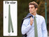 Sage Green Ties for Men 2.5'' Cotton Skinny Tie Solid Color Neckites for Wedding Business Graduation Party...