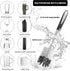 Bottle Brush Cleaner Set of 4, Long Handle Water Bottle Cleaner Brush with Straw Brush and Cap Brush, Bottle Scrubber Dish Brushes for Cleaning Wa...