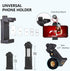 Peastrex Phone Wall Mount Holder Stand Ball Head Long Arm Drill Base 360 Degree for 3.5 to 7 in Cellphone, iPhone 14 13, Samsung Galaxy/Nexus/HTC/...