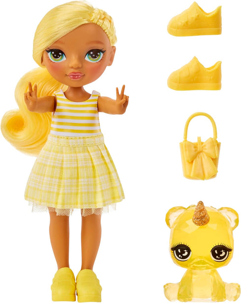 Rainbow High Littles – Daisy Madison, Yellow 5.5" Posable Small Doll with Purse, Magical Pet Bear, Girls Toy Gift, Kids Ages 4-12 Years...