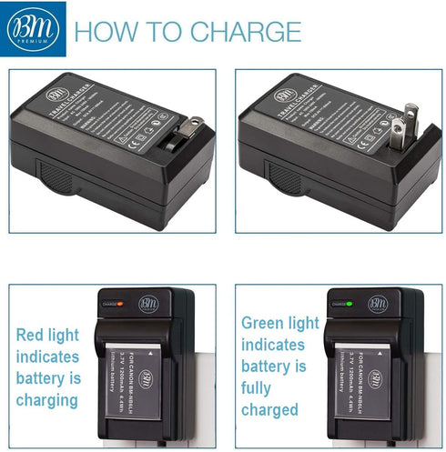 BM Premium NB-8L Battery & Charger Kit for Canon PowerShot A2200 IS, A3000 IS, A3100 IS, A3200 IS, A3300 IS Digital Camera...
