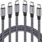 USB C Charger Cable, New Nylon Braided USB C to USB C Cable 3PACK 6FT Type C PD 60W Fast Charging for iPhone 15/15 Pro/15 Plus/15 Pro Max/iPad Pro...