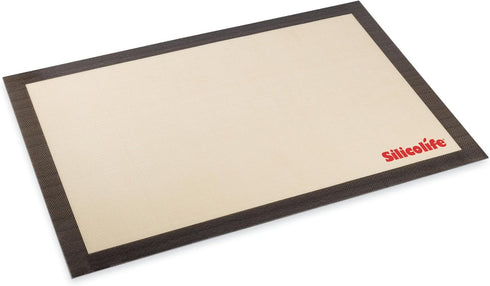 Silicone Baking Mat, Reusable Silicone Mat for Oven Microwave, Silicolife Non-Stick Baking Sheet, Baking Pan, Bakeware Mats for Cookies Macarons, ...