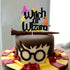 Witch or Wizard Cake Topper,Gender Reveal Baby Shower Party Decorations Potter Inspired He or She Boy or Girl Cake Decor...
