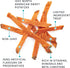 Crumps' Naturals Sweet Potato Fries 280G/9.9 Oz,Brown...